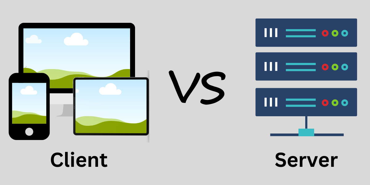 Difference between client side and server side in web development ...